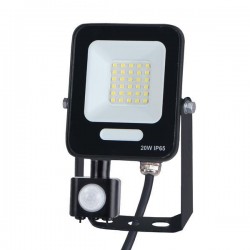 PROJECTOR LED SMD WITH ROTADED MOVEMENT DETECTOR 20W BLACK IP54 4000K PLUS 147-69064 PROJECTOR LED SMD WITH ROTADED MOVEMENT DETECTOR 20W BLACK IP54 4000K PLUS 147-69064