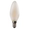 LED LAMP C37 CROSSED FILAMENT 4.5W E14 4000K 220-240V FROST 147-78114