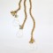BOUQUET WITH 3 BULBS WITH TRANSFORMER, WITH DECORATIVE ROPE, 1 LED IN EACH BULB, WARM WHITE LED. 600-31001