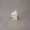 SNOWY LIGHTED HOUSE, 4 LED, BATTERY OPERATED, 19x17x31cm 600-45001