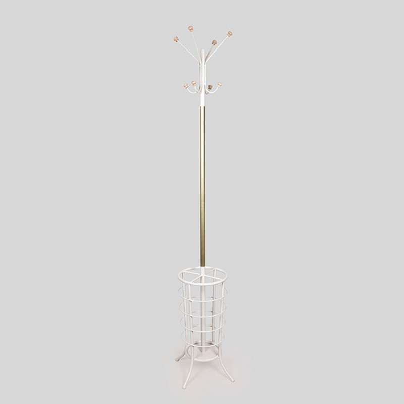 COAT RACK, METAL, WHITE, 30.5x30.5x197cm 810-00066