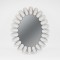 MIRROR METAL FRAME WHITE 83x5.5x101cm 811-40012