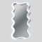 FLOOR MIRROR PLASTIC WHITE 50x4x120cm 811-50005