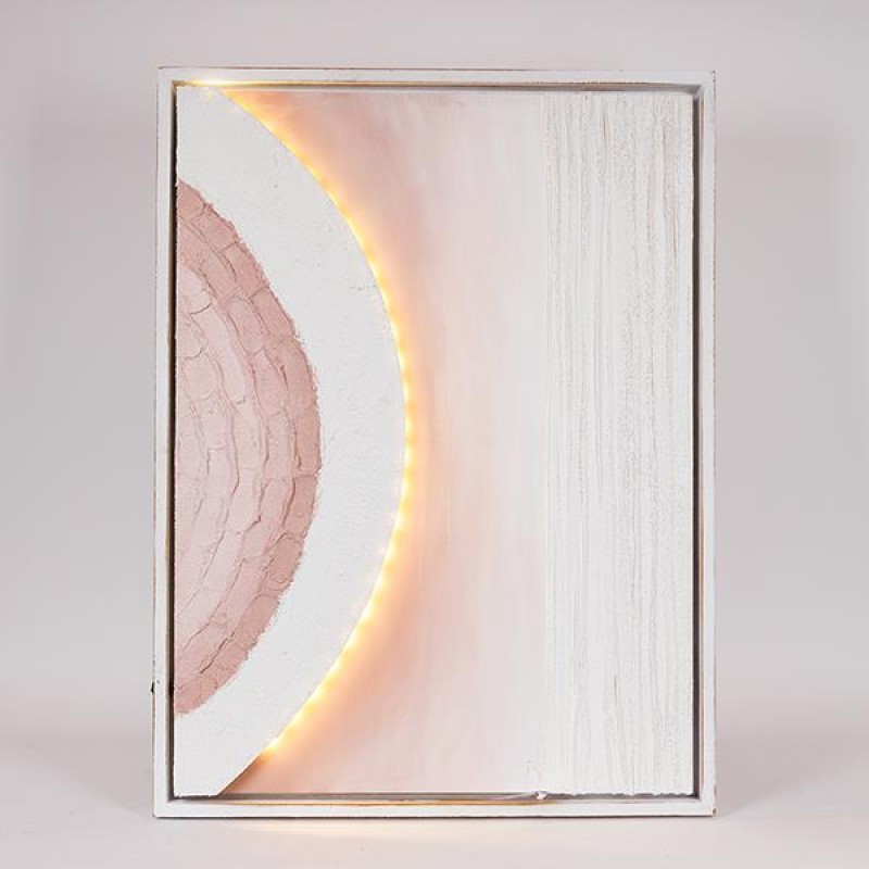 LED ПАНА С РЕЛИЕФ CANVAS BEIGE-WHITE 60X80 СМ LED ПАНА С РЕЛИЕФ CANVAS BEIGE-WHITE 60X80 СМ