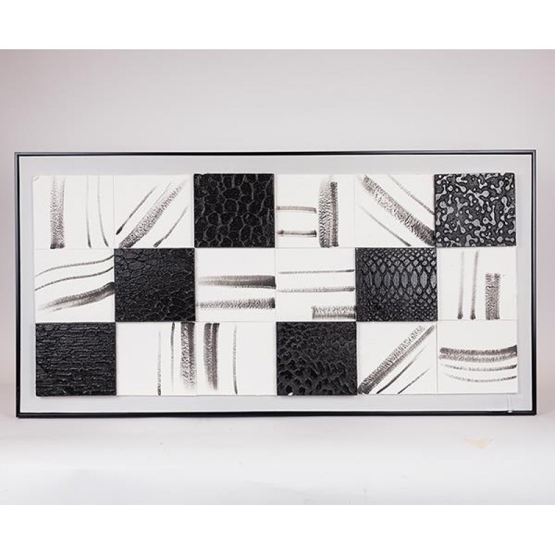 КАНВАС СТЕННА КАРТИНА ЧЕРНО-БЯЛА 62X122 СМ