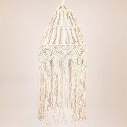 PENDANT LAMP MACRAME BEIGE 35x100cm 814-15001