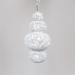 PENDANT LAMP METAL WHITE 40x40x80.5cm 814-25001