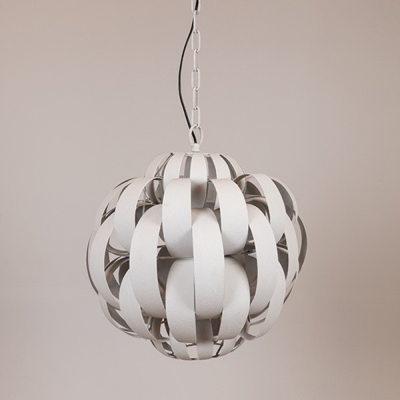 PENDANT LAMP METAL WHITE 50x50x53cm 814-25002