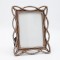 TABLE PHOTO FRAME (15x20), WITH PERLES, POLYRESIN, BRONZE, cm 815-00068