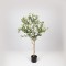 ARTIFICIAL OLIVE TREE, WITH PLASTIC POT, FABRIC-PLASTIC-IRON, 120cm 816-50048