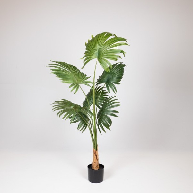 ATRTIFICIAL PALM TREE, WITH PLASTIC POT, PE-PLASTIC-IRON, 140cm 816-50061