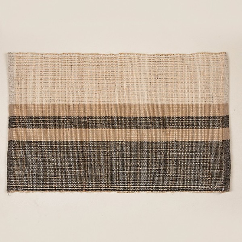 RUG JUTE NATURAL - BLACK 120x180cm 817-40008