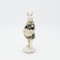 EASTER BANNY WITH A BUSKET FULL OF EASTER EGGS, POLYRESIN,  6.5x31x11cm 818-00011