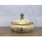 SWEET JAR PORCELAIN BEIGE - GOLD 18x14x14cm 819-00093