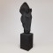 FLOOR SCULPTURE POLYRESYN HORSE BLACK 41x31x147cm 819-00118