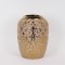 КЕРАМИЧНА ВАЗА ЗЛАТИСТА 19.5X19.5X25.5CM