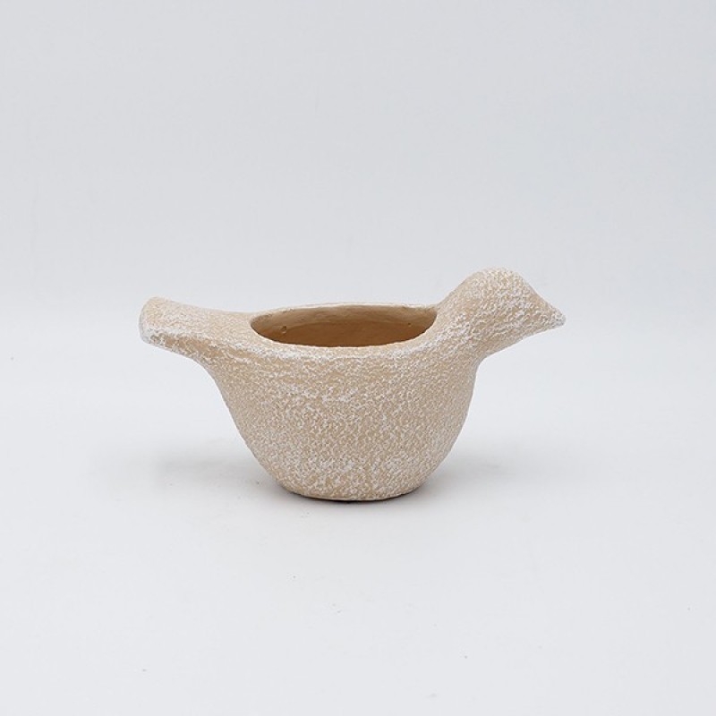 САКСИЯ ПТИЦА БЕТОН БЕЖОВА 29X13.5X14.5CM САКСИЯ ПТИЦА БЕТОН БЕЖОВА 29X13.5X14.5CM