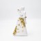 ДЕКОРАТИВНА ФИГУРА ДВОЙКА ПОЛИРЕСИН БЯЛ - ЗЛАТЕН 11.2X5X20CM