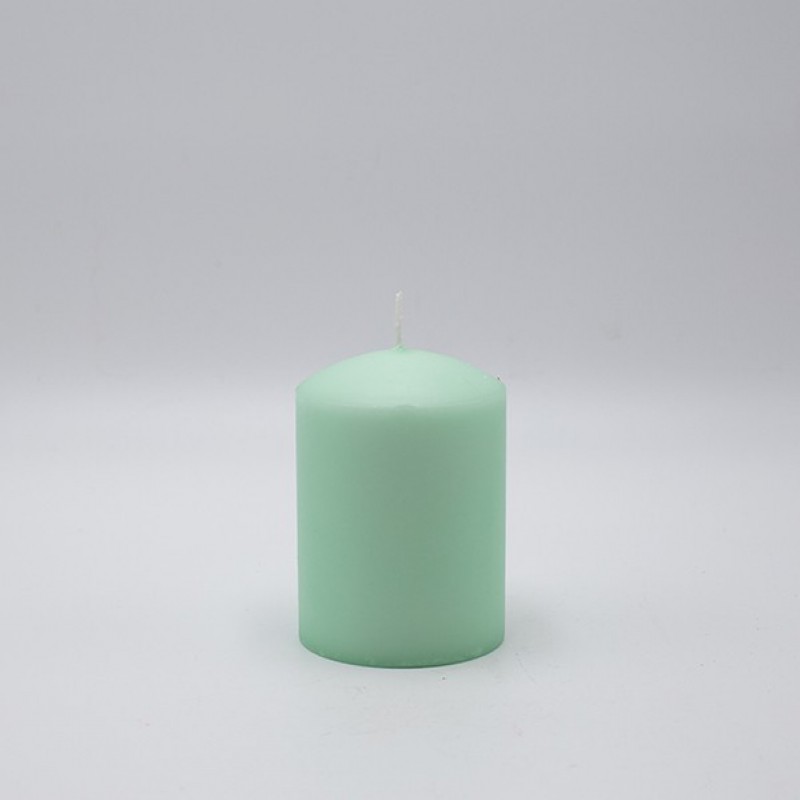 CANDLE MINT GREEN 7x10cm 819-00915