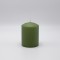 CANDLE OLIVE GREEN 7x10cm 819-00933
