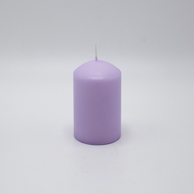 CANDLE LILAC WITH LAVENDER SCENT 6x10cm 819-00935