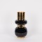VASE IRON - CERAMIC GOLD-BLACK 18x10x33cm 819-01153