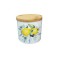 STORAGE JAR WITH LID PORCELAIN WHITE WITH LEMONS 400ml 820-00015