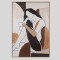 CANVAS WALL ART VASE FEMAIL BEIGE - TILE 80x120cm 812-10027