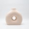 VASE, CERAMIC, BEIGE, 28.5x13x26.5cm 819-00380