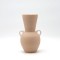 VASE, CERAMIC, BEIGE-WHITE, 11.5x11.5x17cm 819-00383