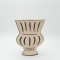 VASE AMPHORA, CERAMIC, ΜΠΕΖ-BLACK, 21x6x26cm 819-00633