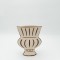VASE AMPHORA, CERAMIC, ΜΠΕΖ-BLACK, 17x5.5x21cm 819-00634