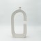 VASE, CERAMIC, WHITE, 17.5x5x34.5cm 819-00641