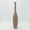 VASE, CERAMIC, DARK BEIGE, 9x9x46cm 819-00644