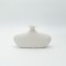 VASE, CERAMIC, WHITE, 22x5x13.5cm 819-00647