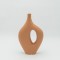 VASE, CERAMIC, BROWN, 18x5.5x29cm 819-00650