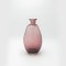 VASE GLASS PURPLE 16x16x30cm 819-01047