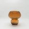 VASE GLASS BROWN 24x24x26cm 819-01050