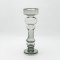 CANDLE HOLDER GLASS GREY 11x11x34.5cm 819-01054