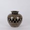 VASE BAMBOO BLACK - BEIGE 35x34cm 819-01069