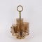 CANDLE HOLDER METAL - GLASS 6 POSITIONS 40x33x62.5cm 819-01081