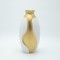 VASE CERAMIC WHITE - GOLD 15.5x14.5x31cm 819-01184