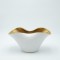 VASE CERAMIC GOLD -WHITE 30.5x16.5x14cm 819-01192