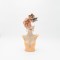 DECORATION SCULPTURE WOMAN WITH FLOWER PEACH 15.5x7.5x33cm 819-01194