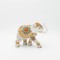 ΕLEPHANT WHITE-GOLD 23Χ8Χ17.5CM 819-01230