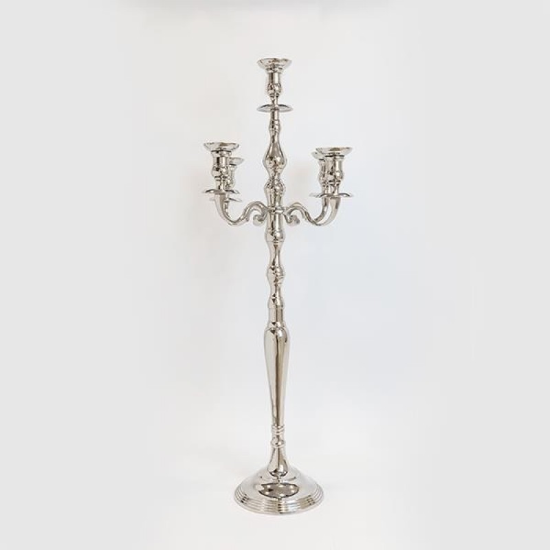 CANDLE HOLDER METAL 5 POSITIONS 44x44x98cm 819-01244
