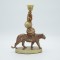 CANDLE HOLDER PANTHER - MONKEY POLYRESIN 20x10x27cm 819-01262