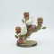 CANDLE HOLDER BIRDS ON BRANCH POLYRESIN GOLD - COLORS 21.5x12x19.5cm 819-01266