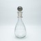 DECANTER GLASS-METAL SILVER 28x10.5cm 819-01271