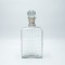 DECANTER GLASS-METAL SILVER 32x12x6cm 819-01280